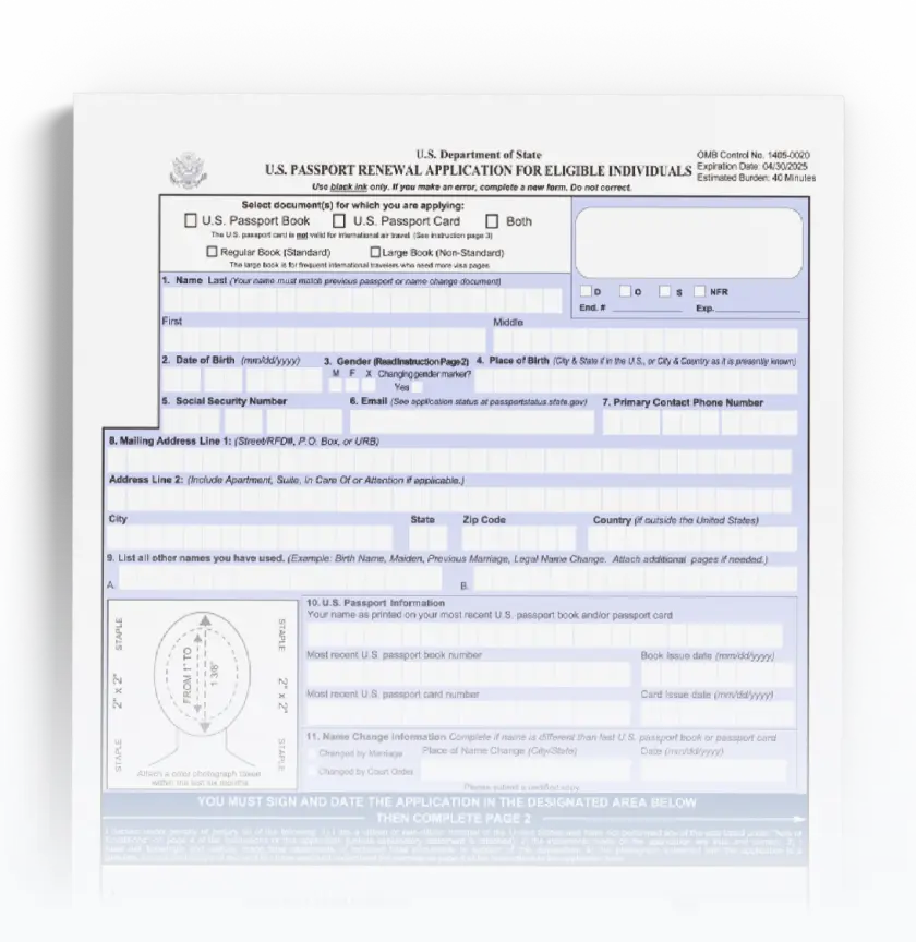 urgent form DS 82 sample urgent form DS 82 sample