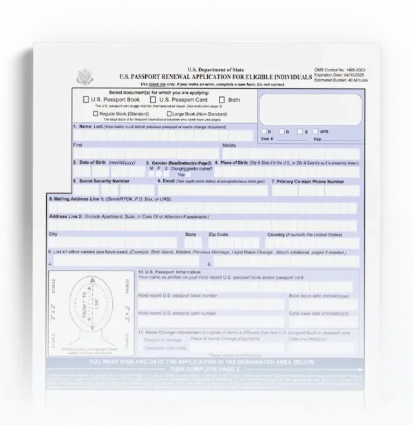 Urgent Passport Renewal